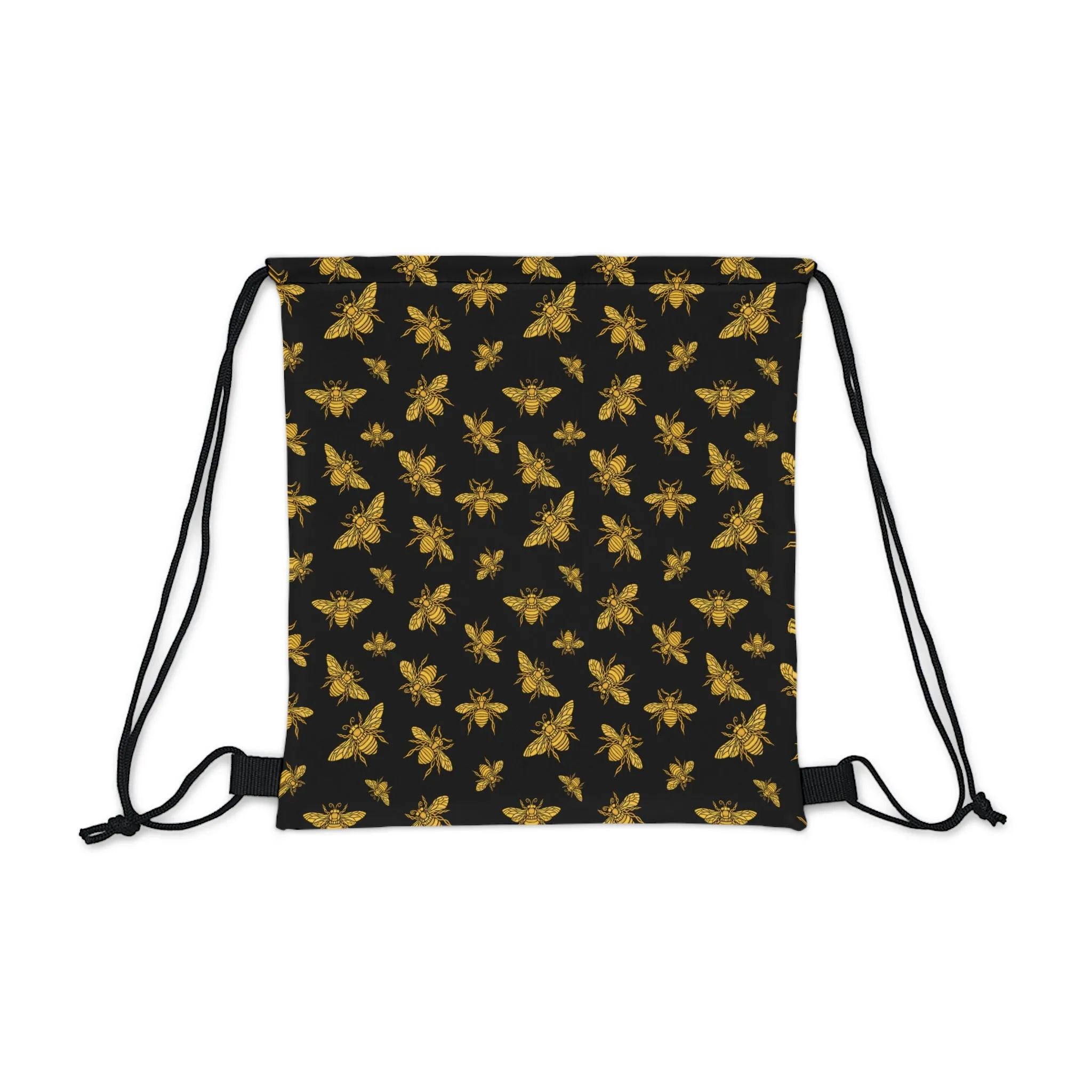 HoneyPlusCo Merch | Honey Bee Drawstring Backpack Style 9