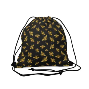 HoneyPlusCo Merch | Honey Bee Drawstring Backpack Style 9