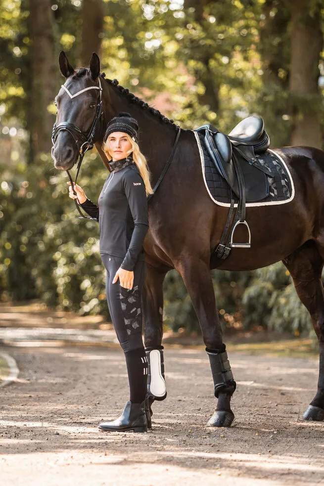Horze Luminox Saddle Pad Black