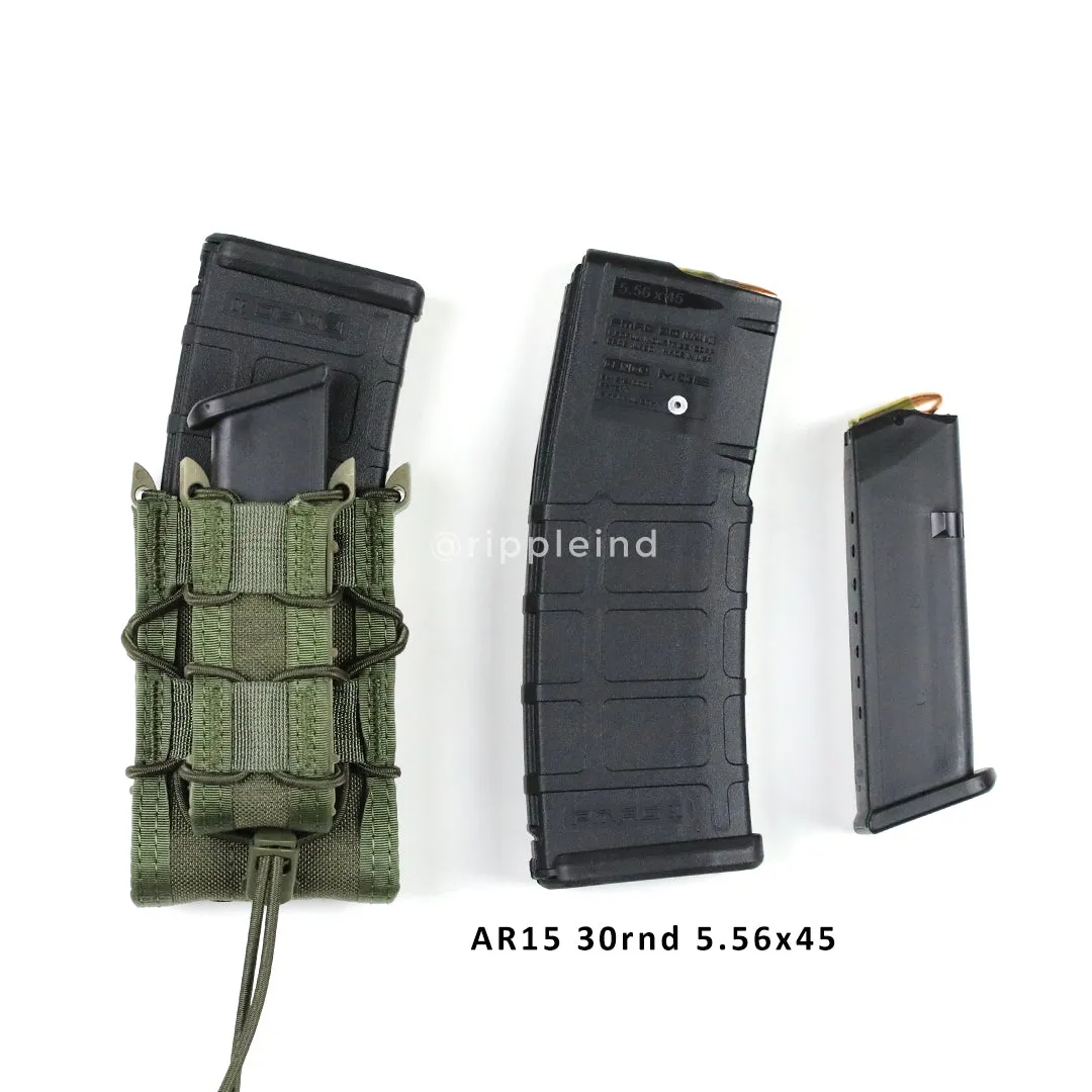 HSGI - Multicam Black - Double Decker Taco Mag Pouch