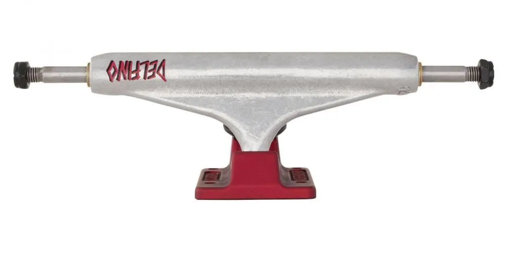 Indy Stage 11 Skateboard Trucks Hollow Delfino Silver / Red - 139