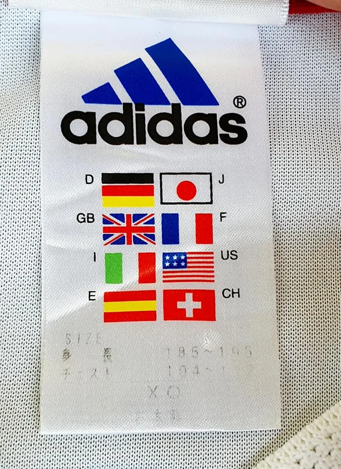 JAPAN 2000 AFC ASIAN CUP CHAMPION NAKATA 7 AWAY JERSEY ADIDAS SHIRT  LARGE  ジャージーシャツ  SOLD OUT !