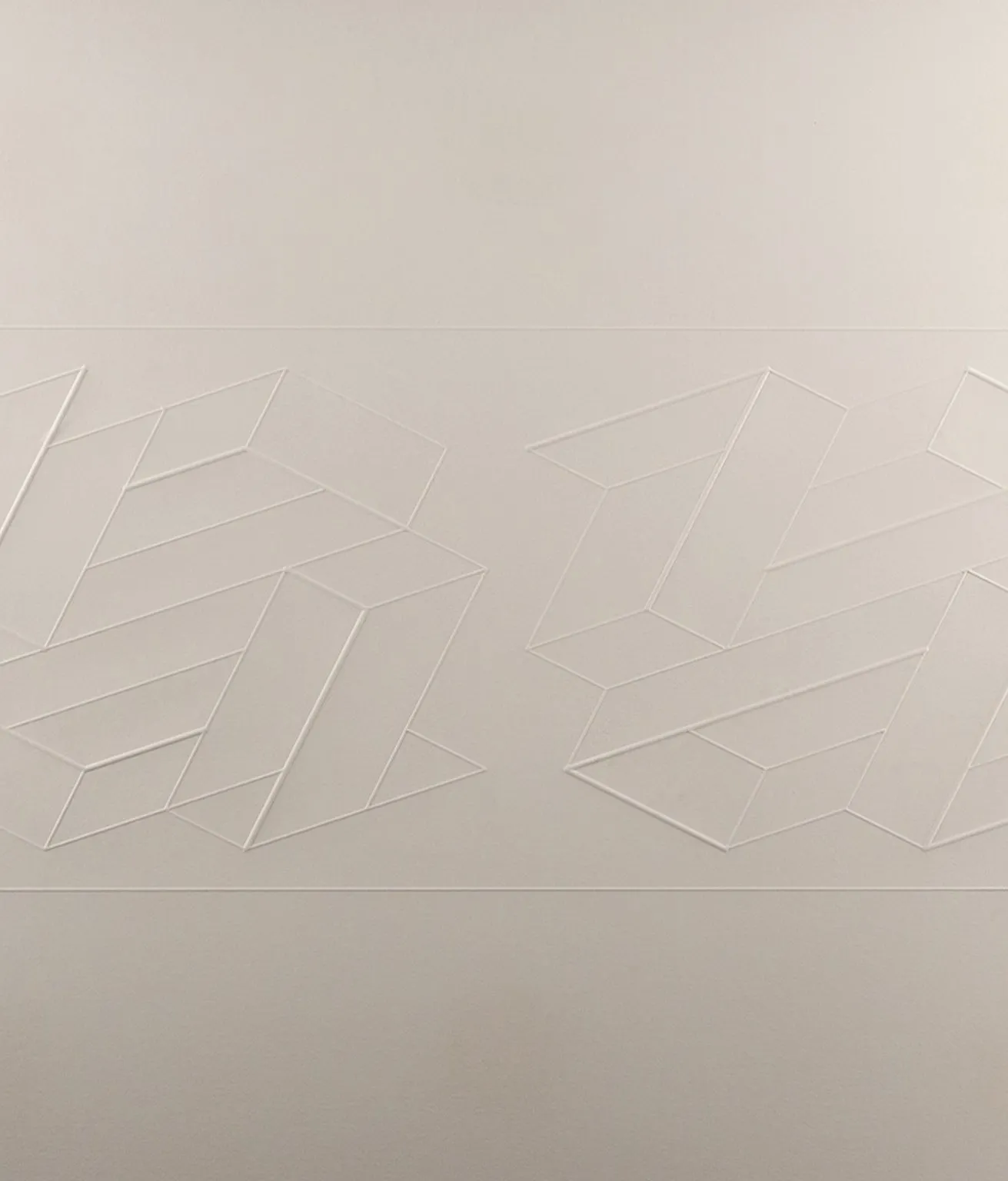 JOSEF ALBERS "EMBOSSED LINEAR CONSTRUCTIONS", 1969