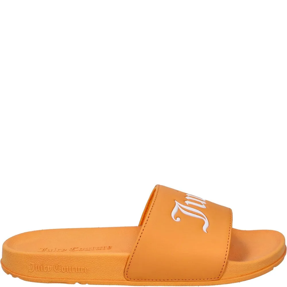 Juicy Couture Collegiate Embossed PU Slider