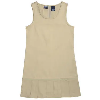 Jumper, Girls Khaki Pleated Hem
