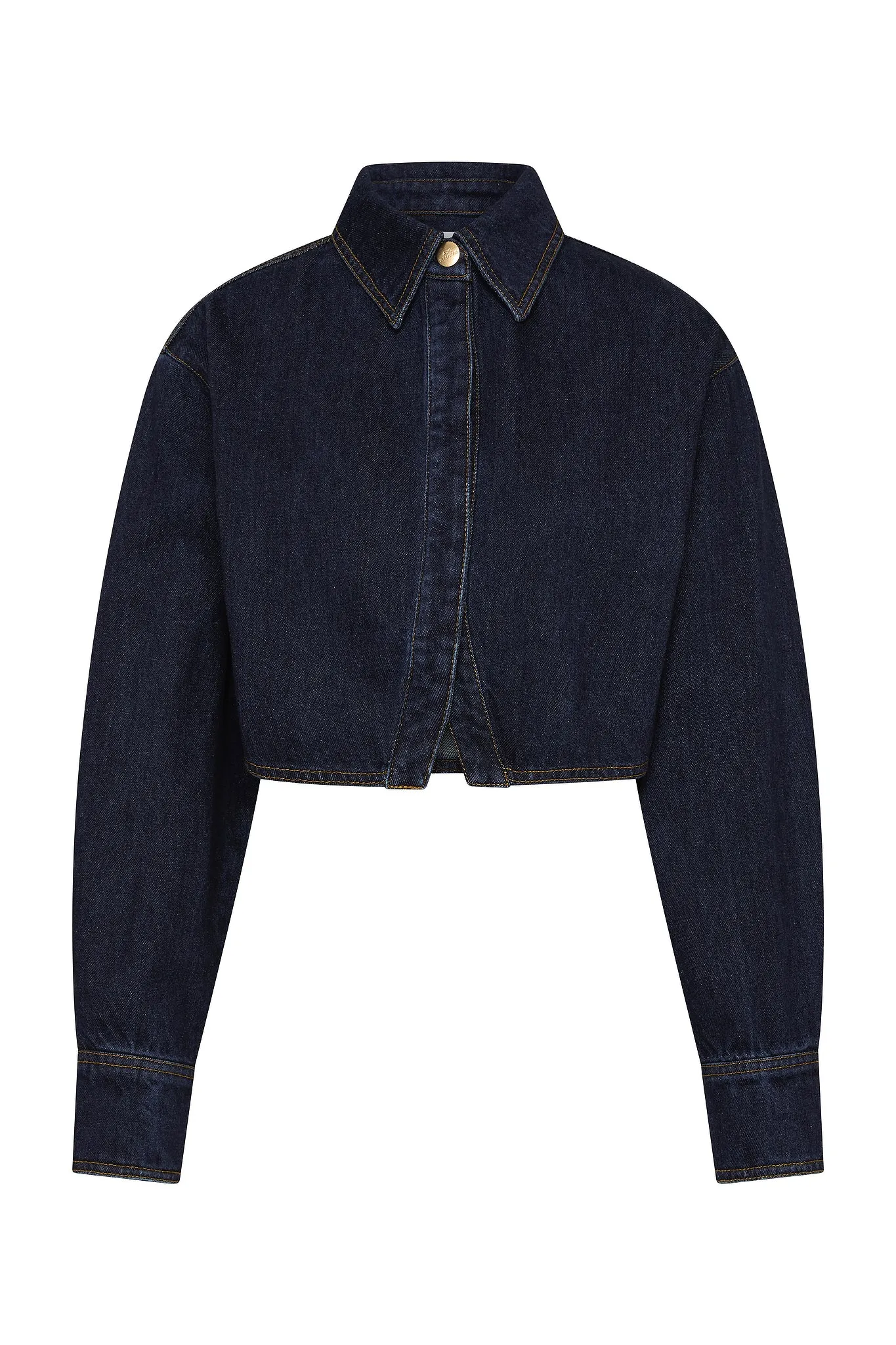 Junee Cropped Denim Shirt