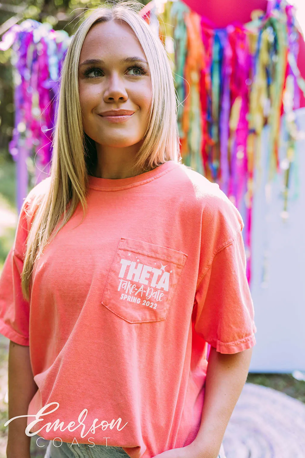 Kappa Alpha Theta Take A Date Rollercoaster Tee
