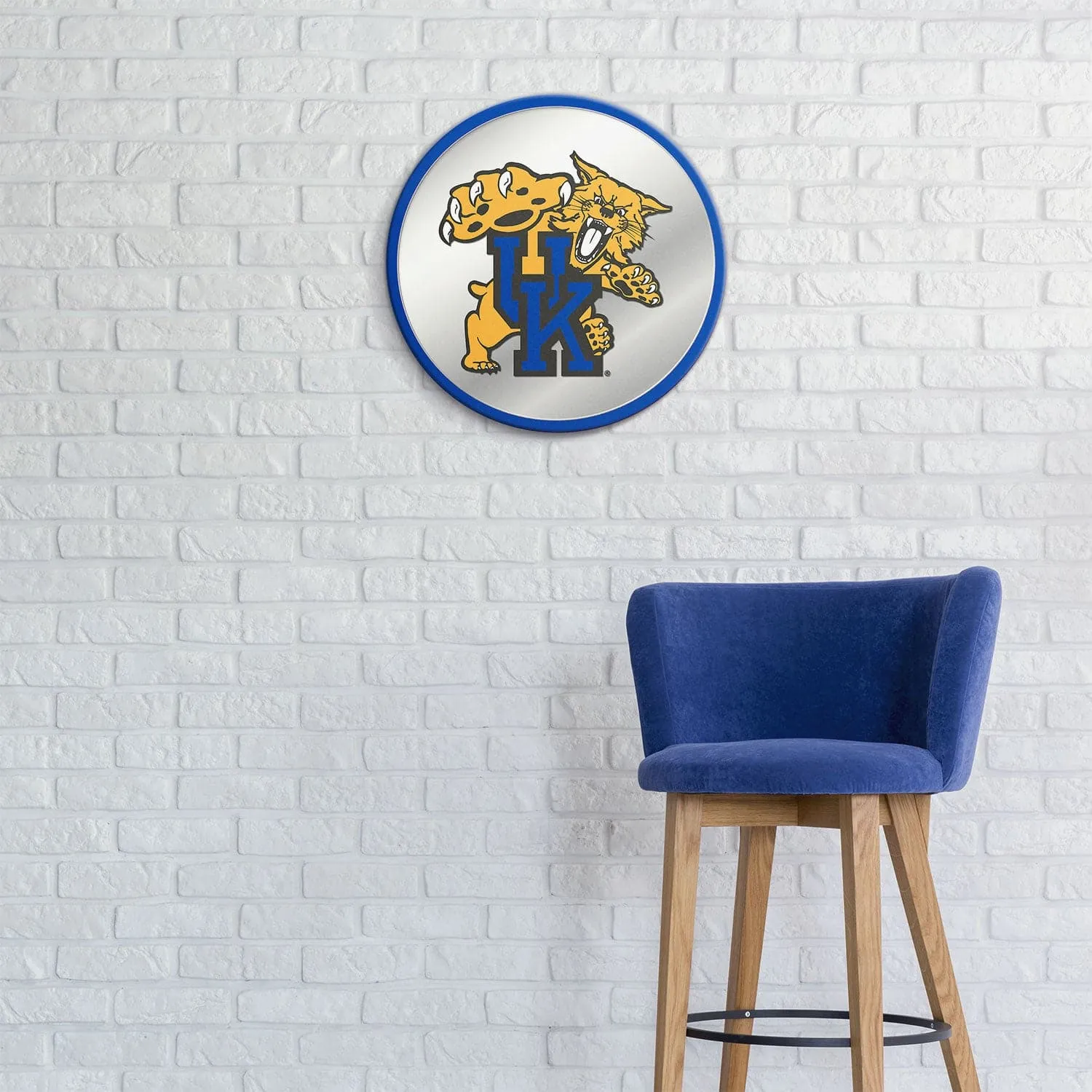 Kentucky Wildcats: Mascot - Modern Disc Mirrored Wall Sign