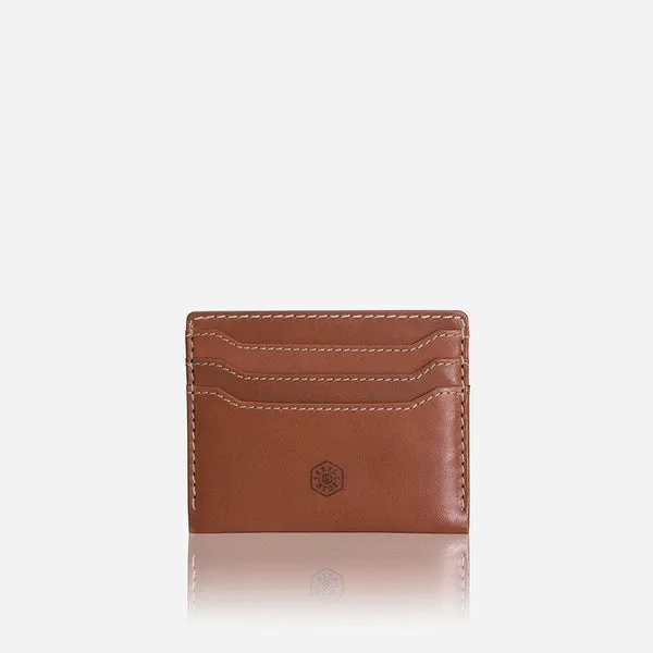 LEATHER CARD HOLDER, TAN