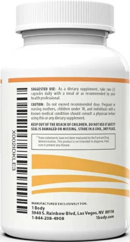 Liposomal Vitamin C Capsules 1200mg – Boost Collagen Support, Powerful Antioxidant, High Dose &amp; High Absorption VIT C Ascorbic Acid Pills – 60 Servings – Easy to Swallow Capsules