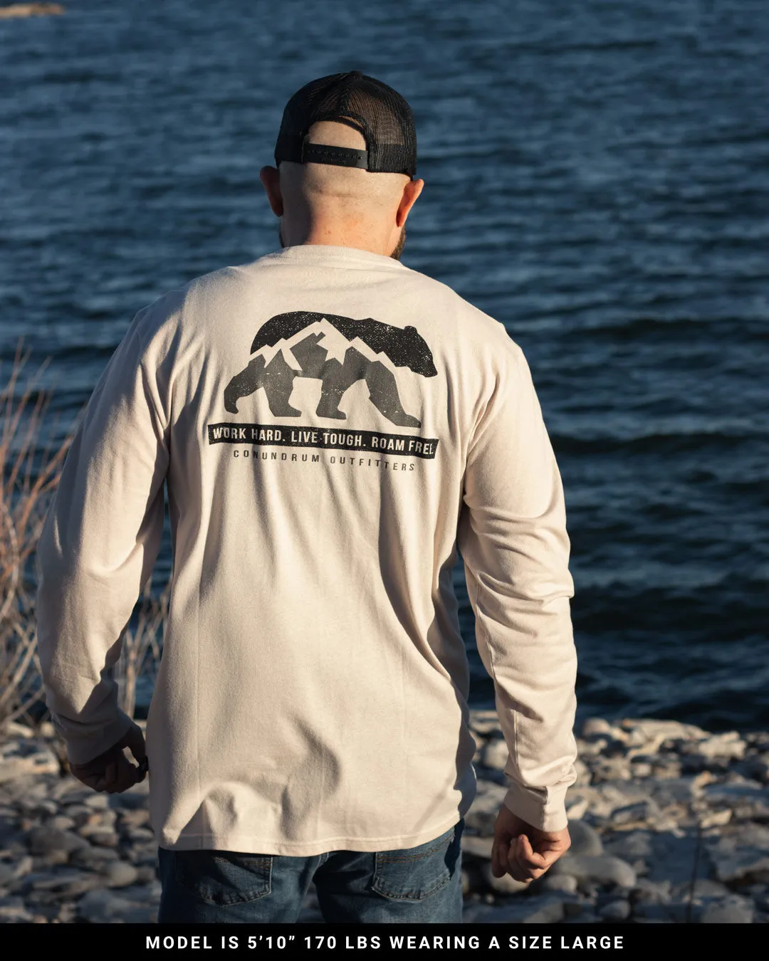 Live Tough Premium Long Sleeve - Dune