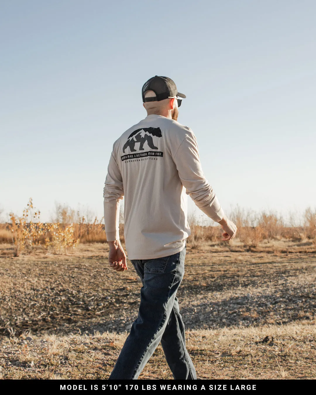 Live Tough Premium Long Sleeve - Dune