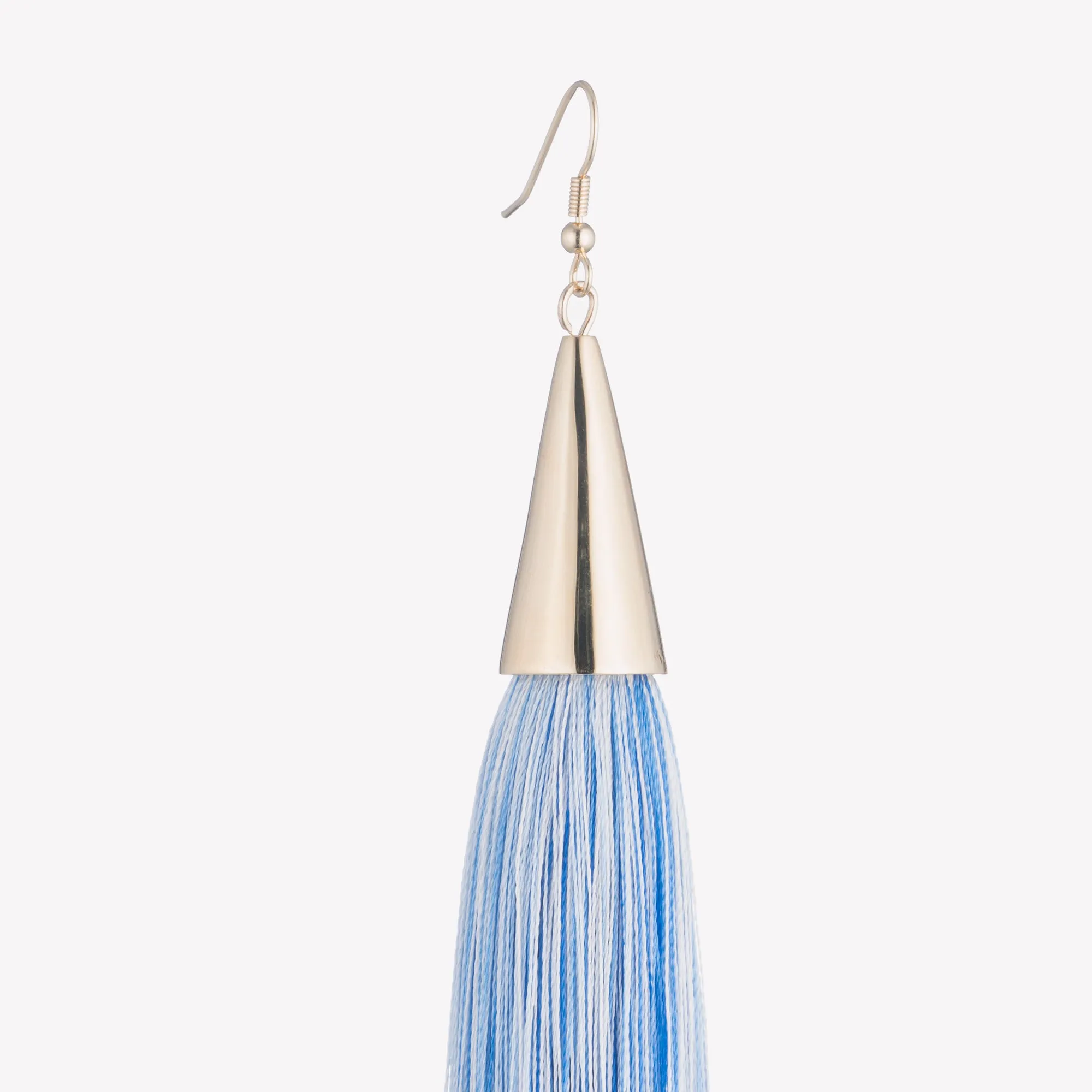 LONG SILK TASSEL EARRINGS