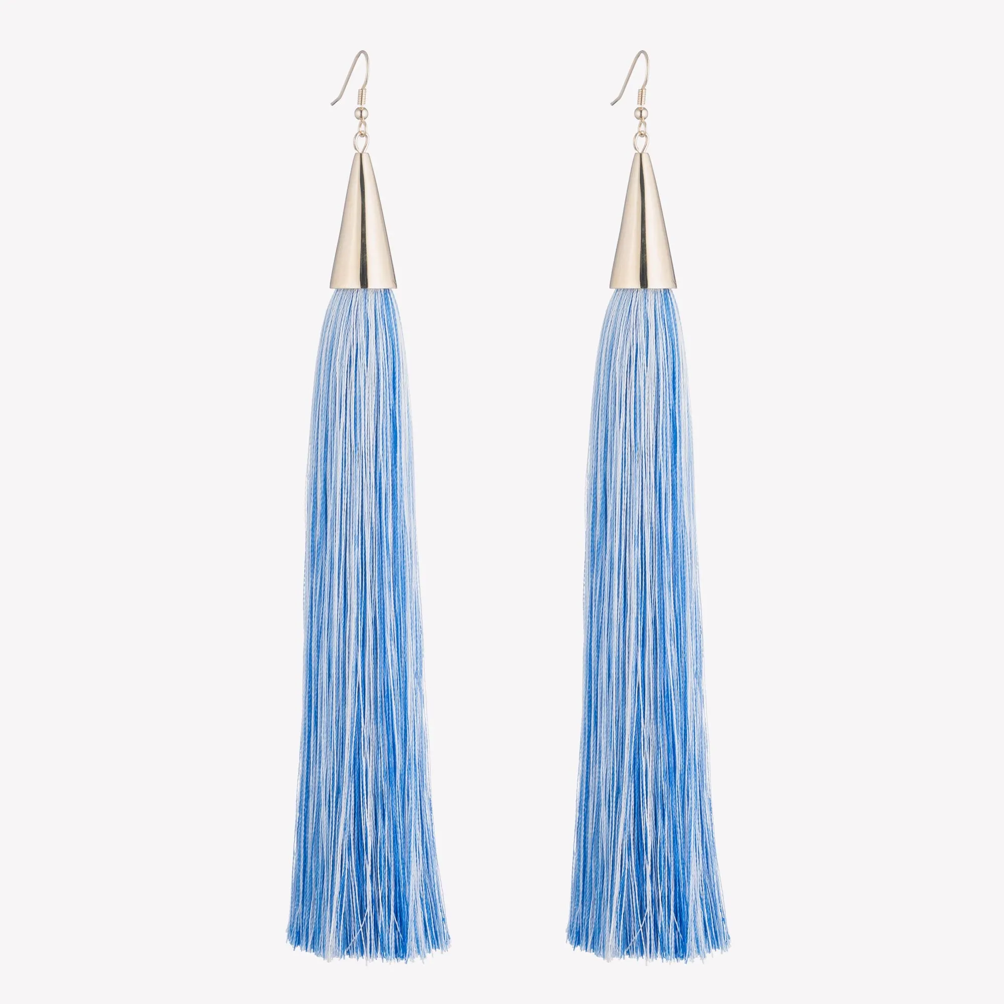 LONG SILK TASSEL EARRINGS