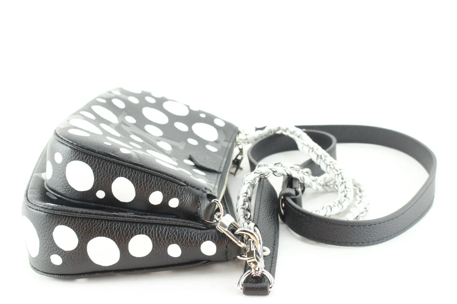 Louis Vuitton Kusama Dots Black Monogram Empreinte Multi Pochette 2LK0307