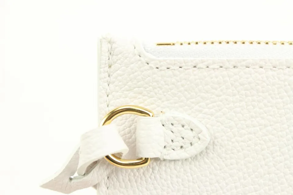 Louis Vuitton Limited Beige Monogram Empreinte Neverfull Pochette MM or GM 46lk32