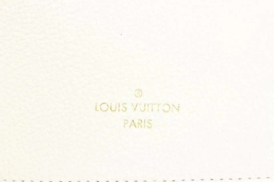 Louis Vuitton Limited Beige Monogram Empreinte Neverfull Pochette MM or GM 46lk32