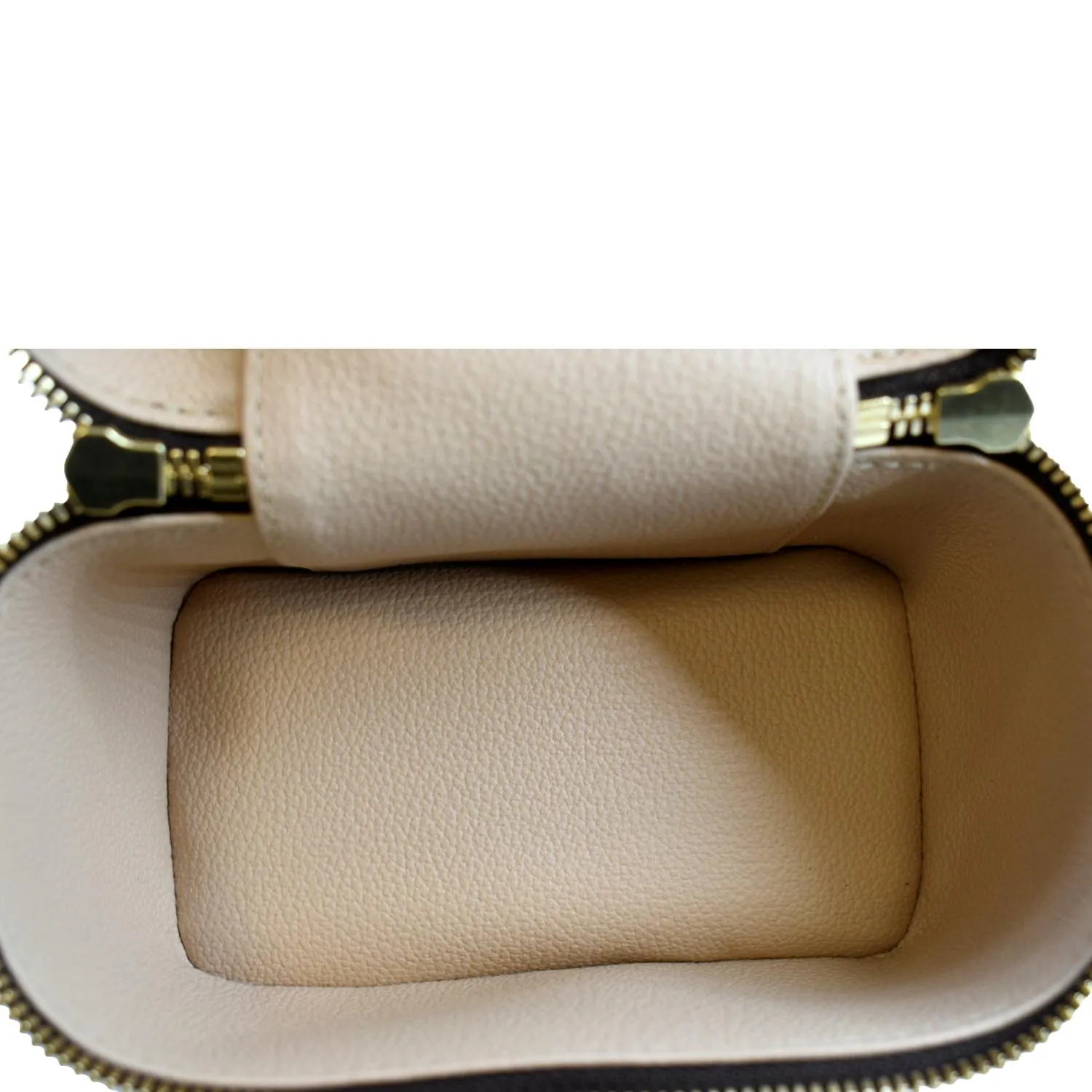 LOUIS VUITTON Nice Nano Monogram Canvas Toiletry Pouch Brown