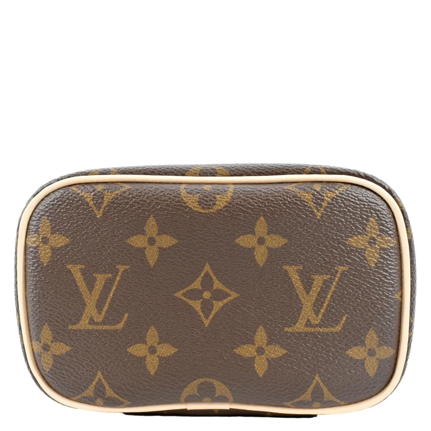 LOUIS VUITTON Nice Nano Monogram Canvas Toiletry Pouch Brown