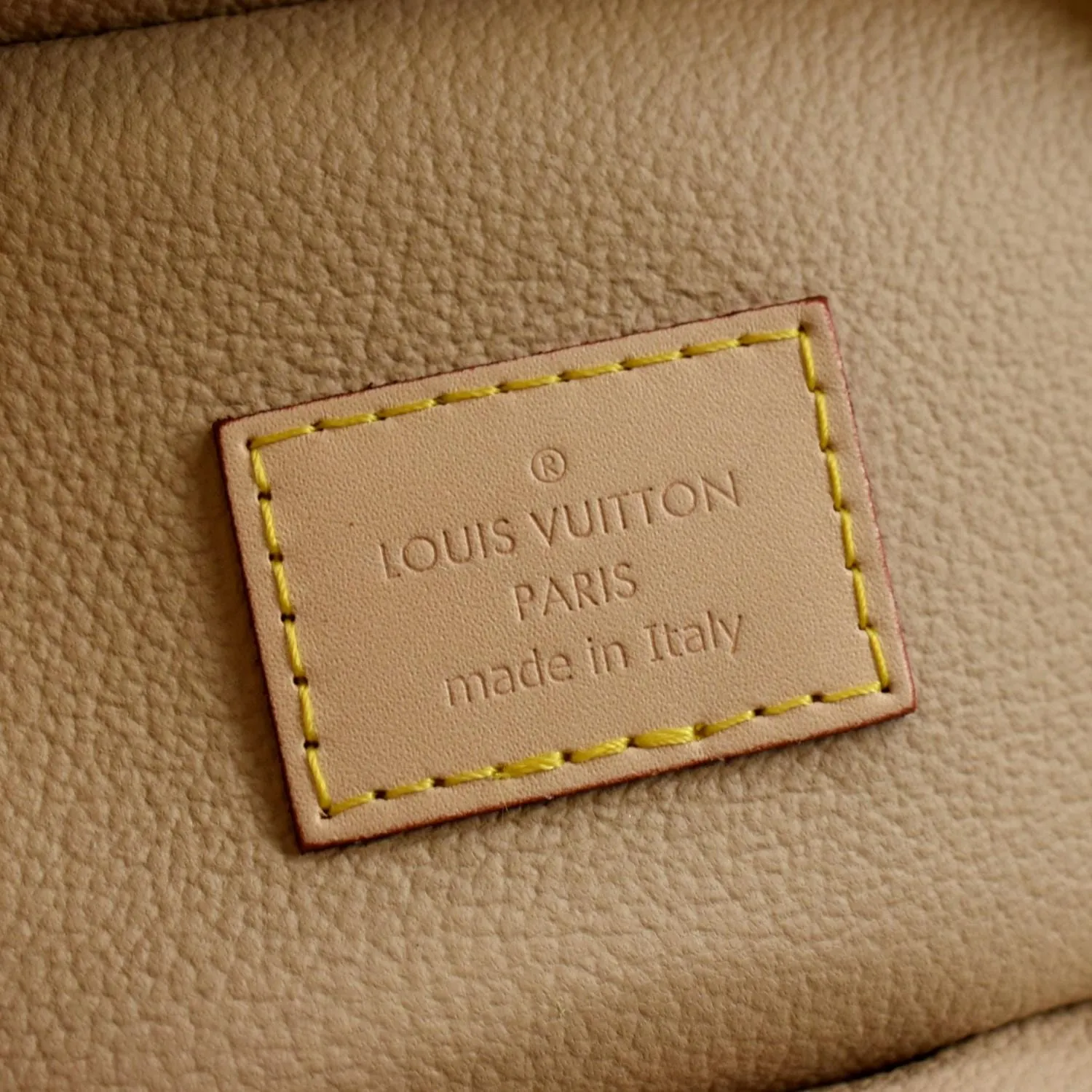 LOUIS VUITTON Nice Nano Monogram Canvas Toiletry Pouch Brown