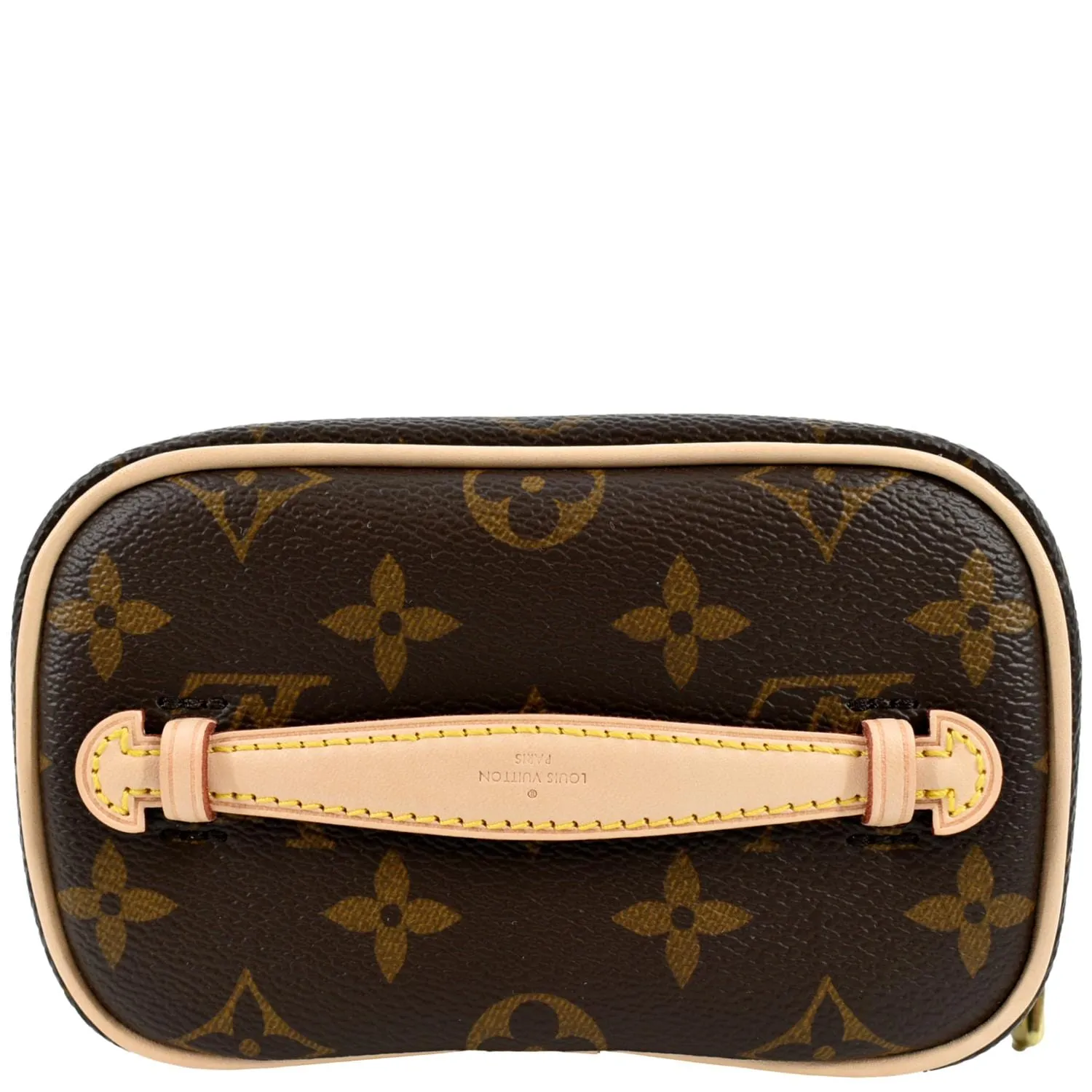 LOUIS VUITTON Nice Nano Monogram Canvas Toiletry Pouch Brown