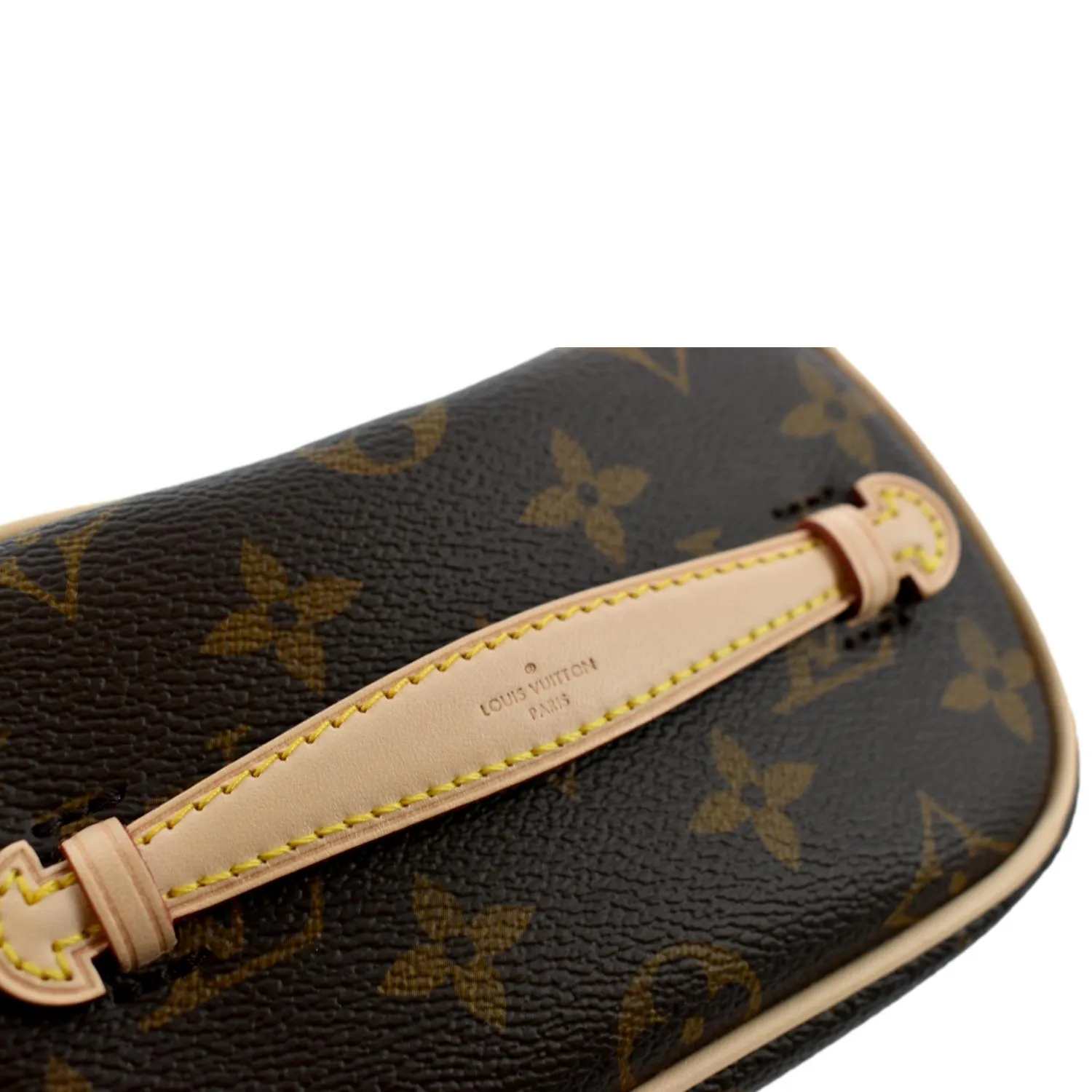 LOUIS VUITTON Nice Nano Monogram Canvas Toiletry Pouch Brown