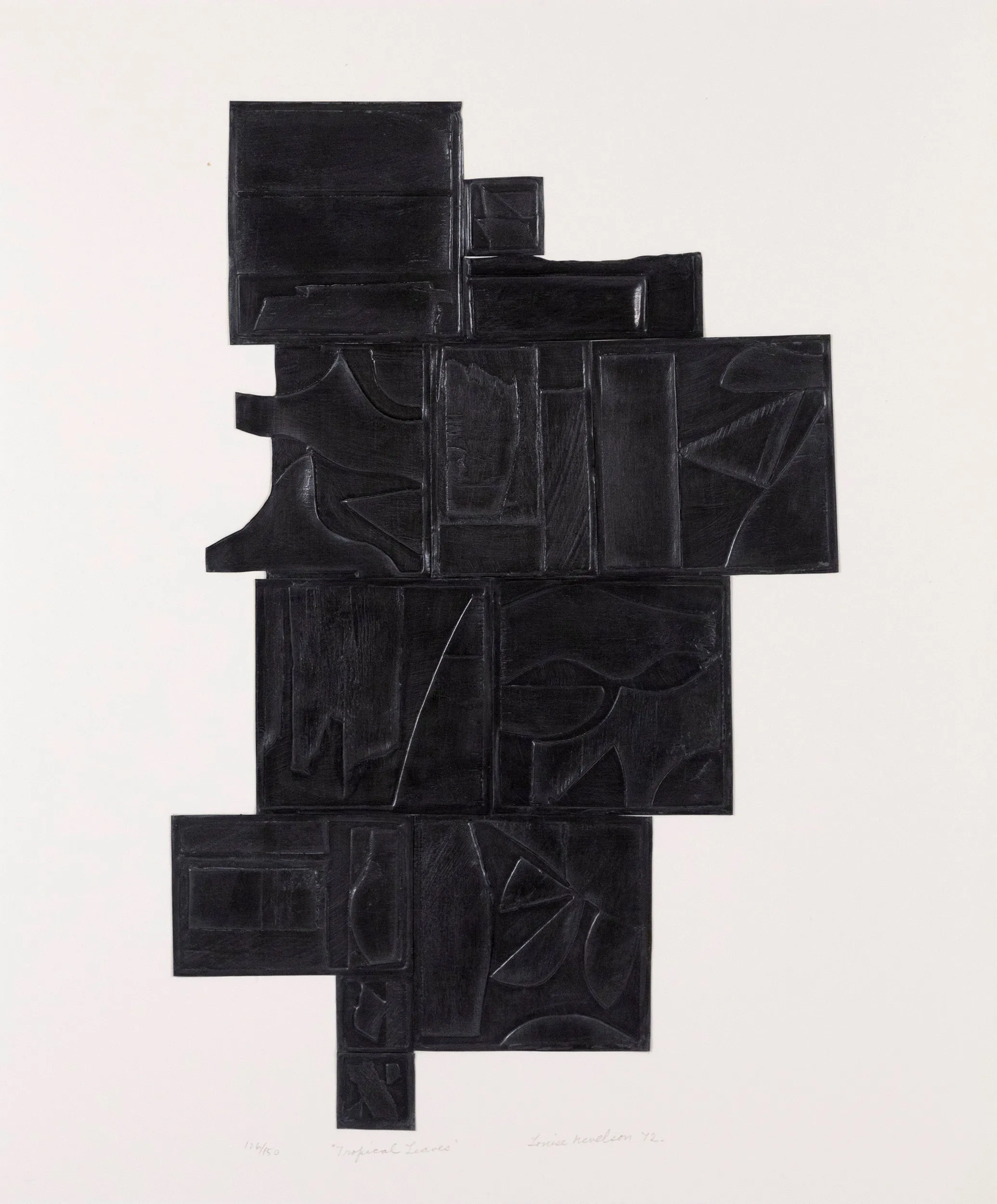 LOUISE NEVELSON "TROPICAL LEAVES" 1972
