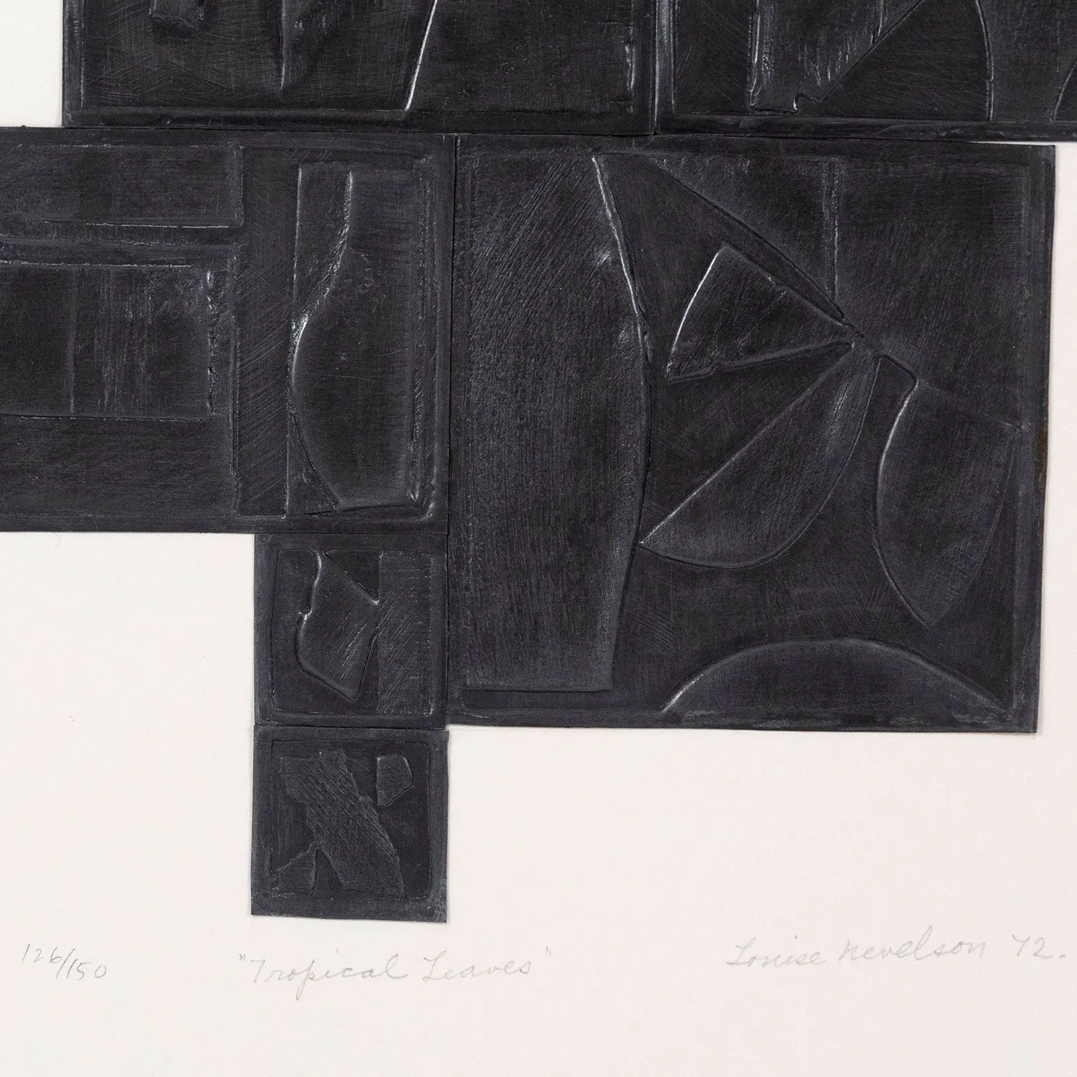 LOUISE NEVELSON "TROPICAL LEAVES" 1972