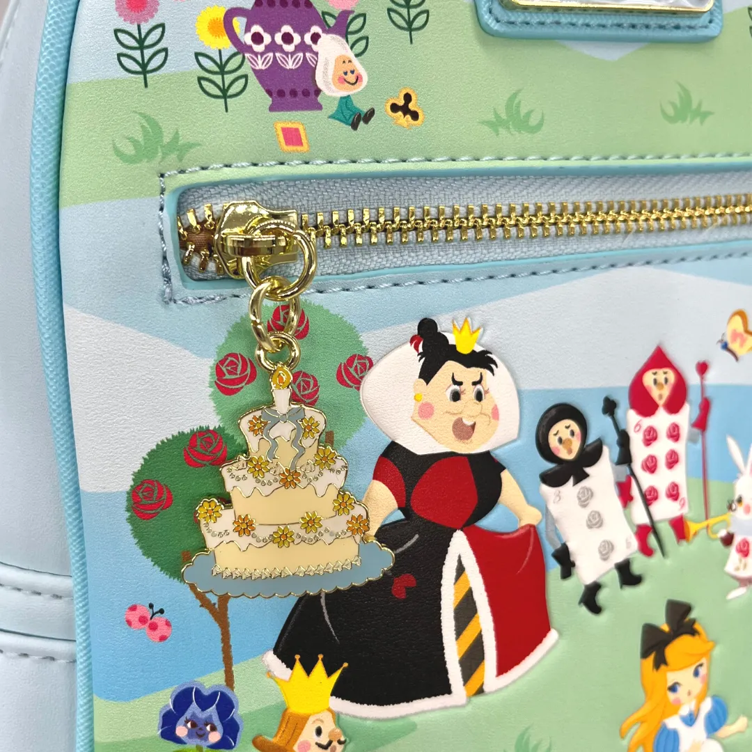 Loungefly Modern Pinup Exclusive Alice in Wonderland Chibi Mini Backpack