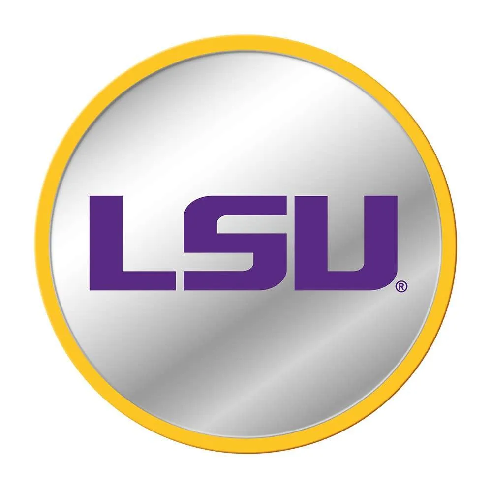 LSU Tigers: Modern Disc Mirrored Wall Sign