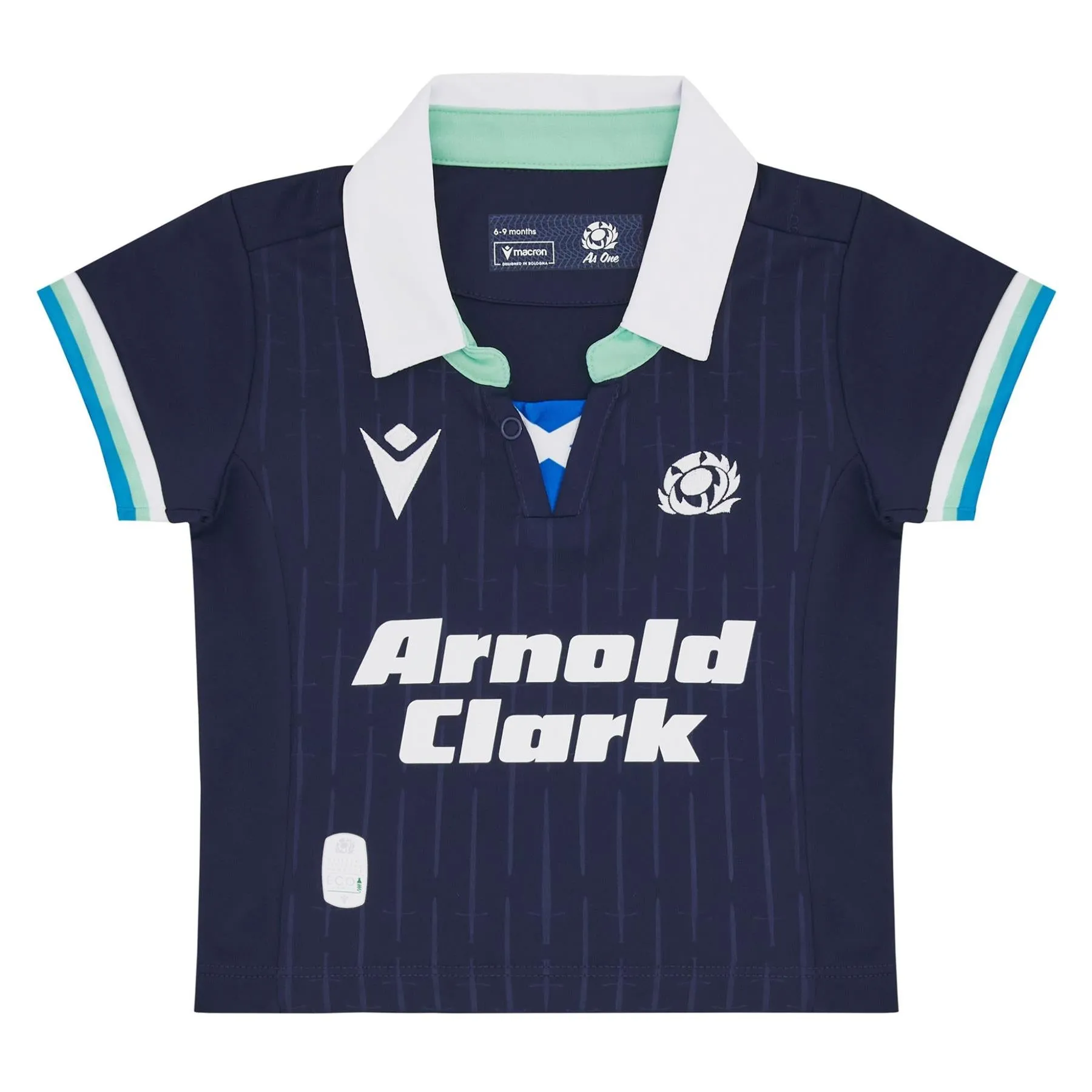 Macron Scotland Rugby Baby Home Replica Shirt | Navy | 2024/25