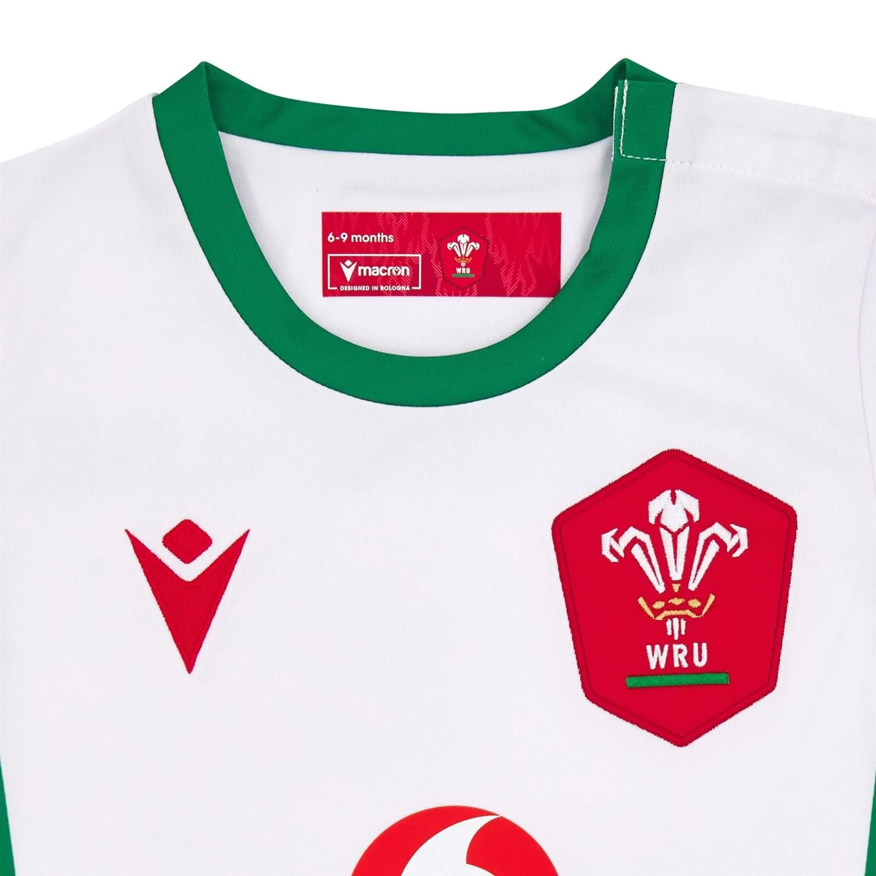Macron Wales Rugby Baby Alternate Replica Mini Kit | White | 2024/25