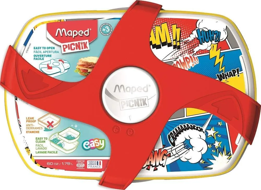Maped - Picnik Concept - Twist 1.78 litre Lunch Box - Comics