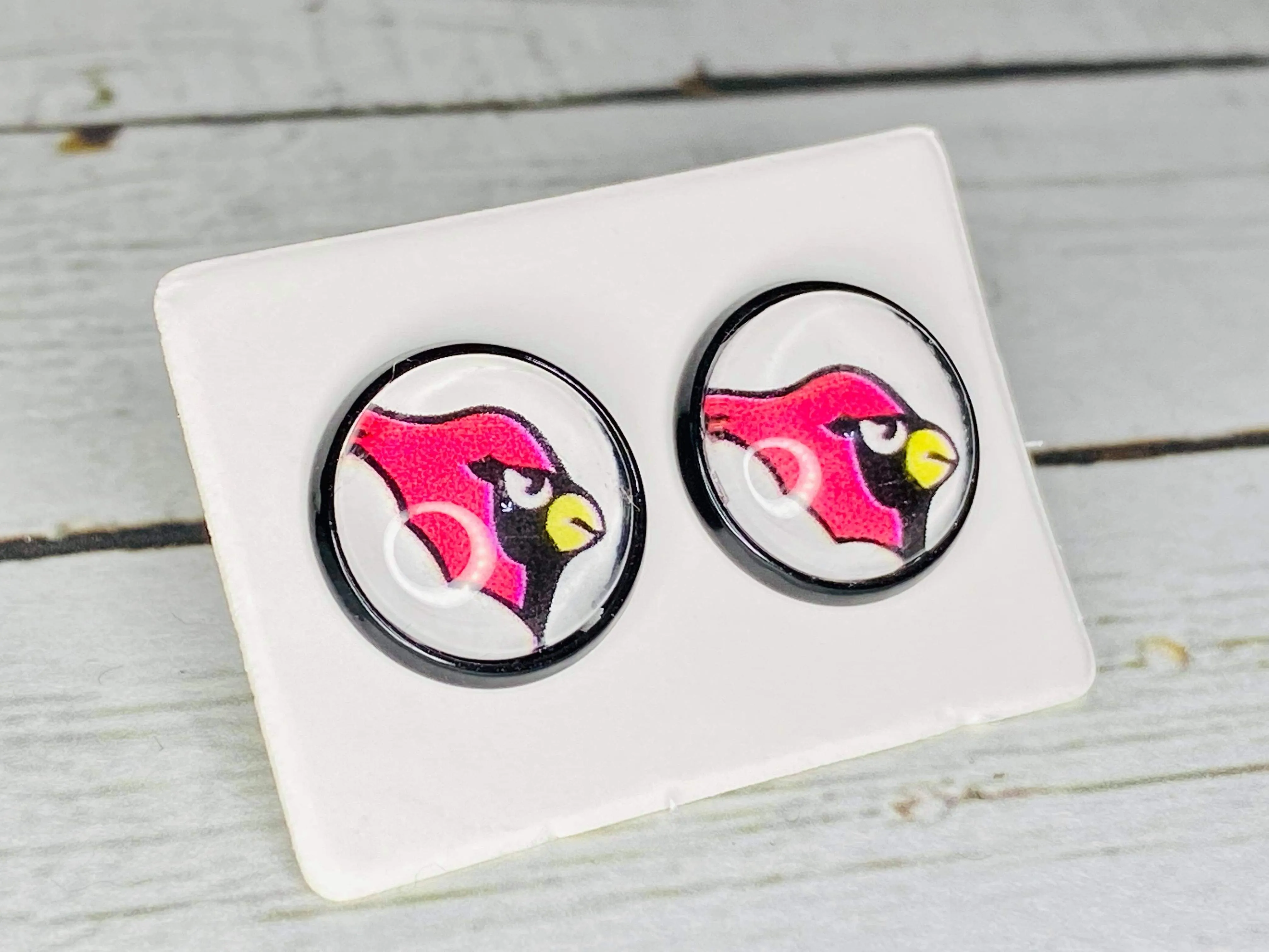 Mascot Glass Globe Earrings - 12mm