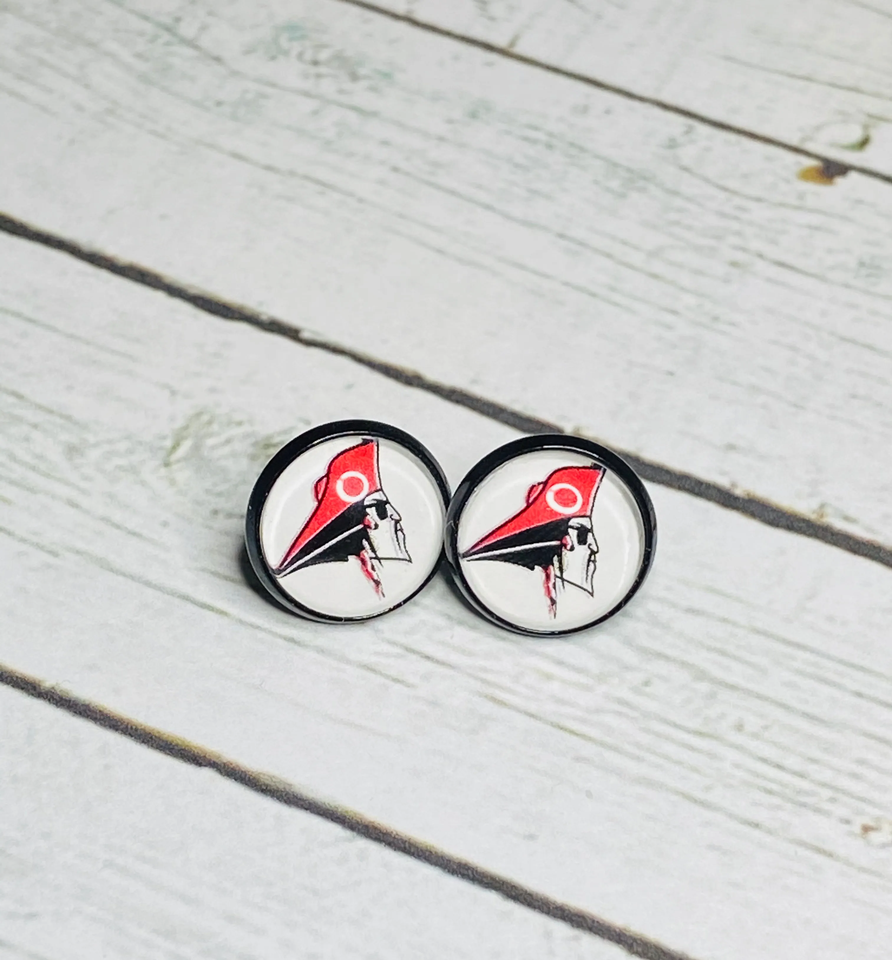 Mascot Glass Globe Earrings - 12mm