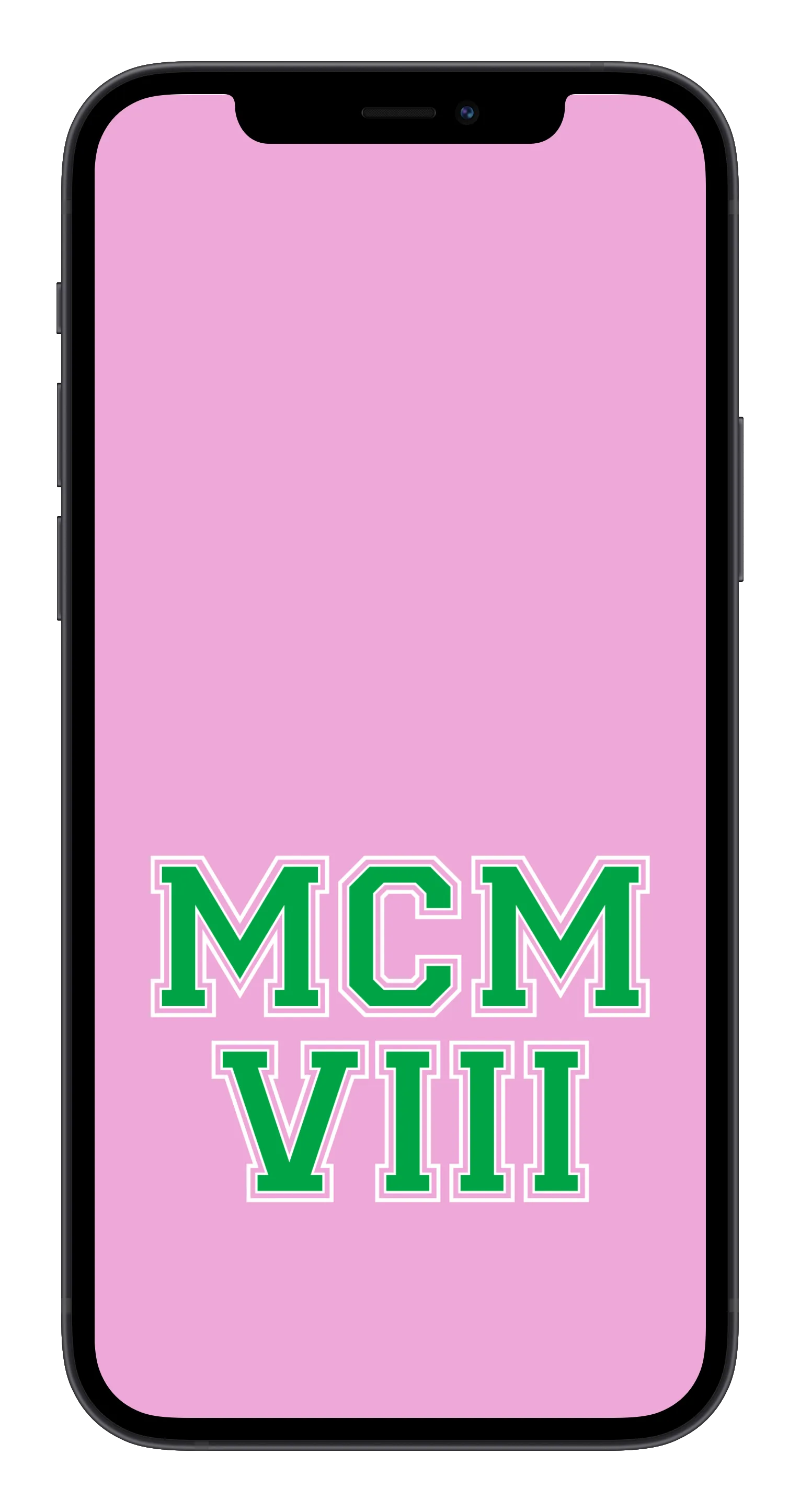 MCMVIII Phone Wallpaper (Choose Color)