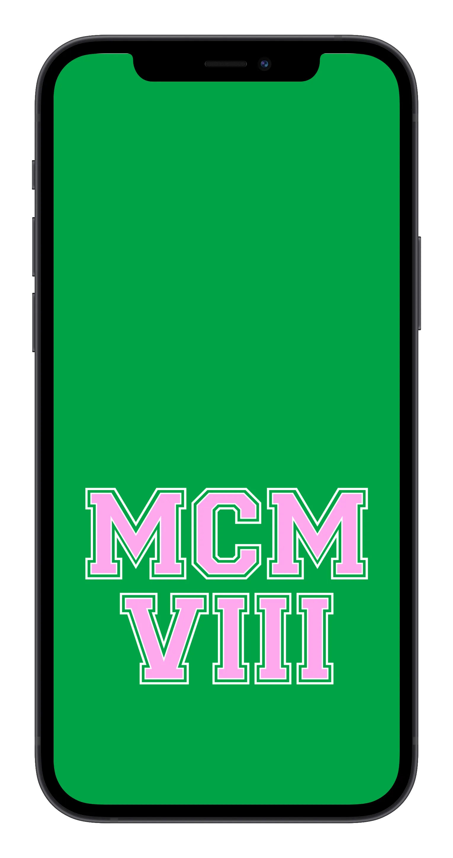 MCMVIII Phone Wallpaper (Choose Color)