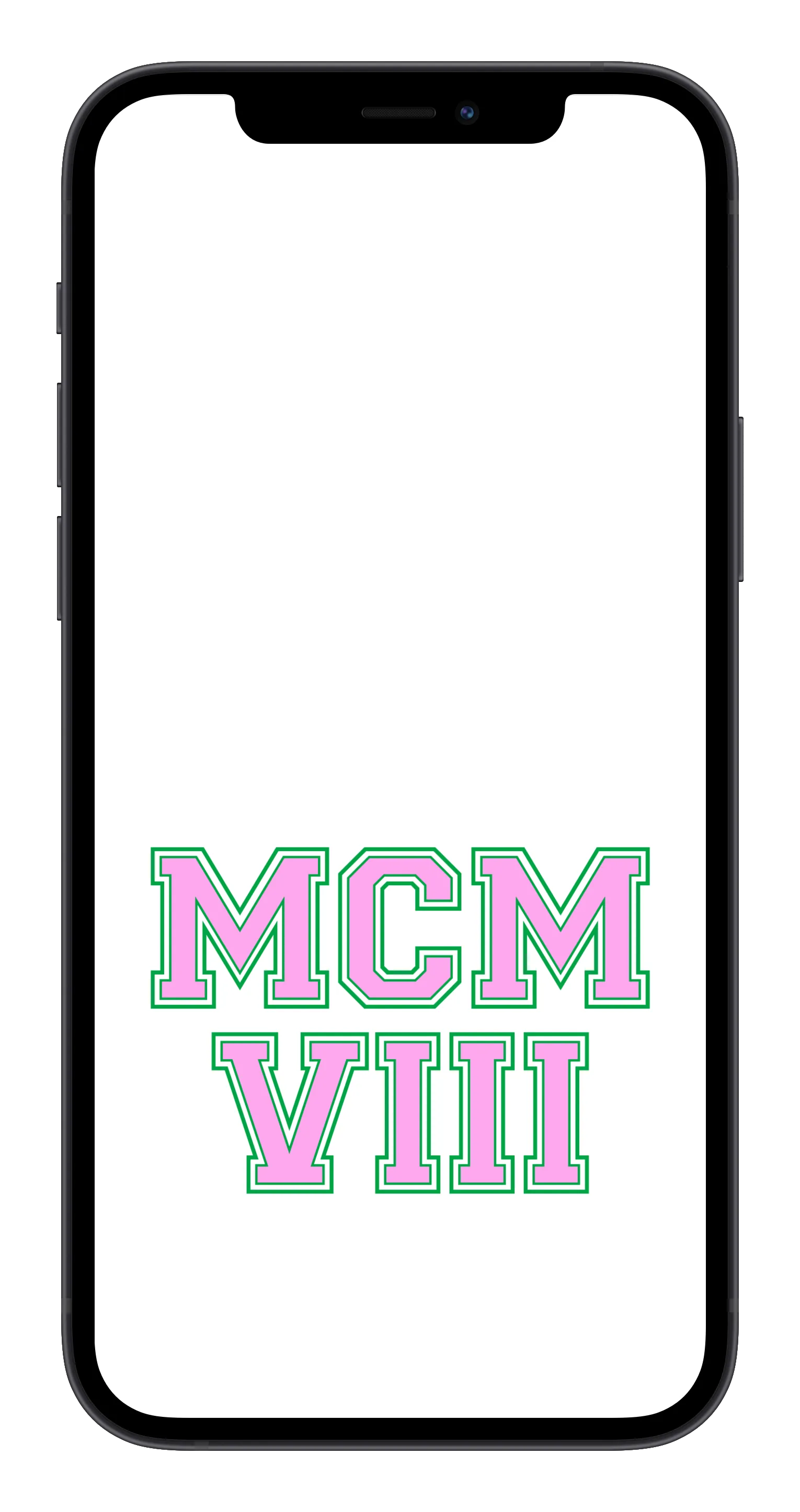 MCMVIII Phone Wallpaper (Choose Color)