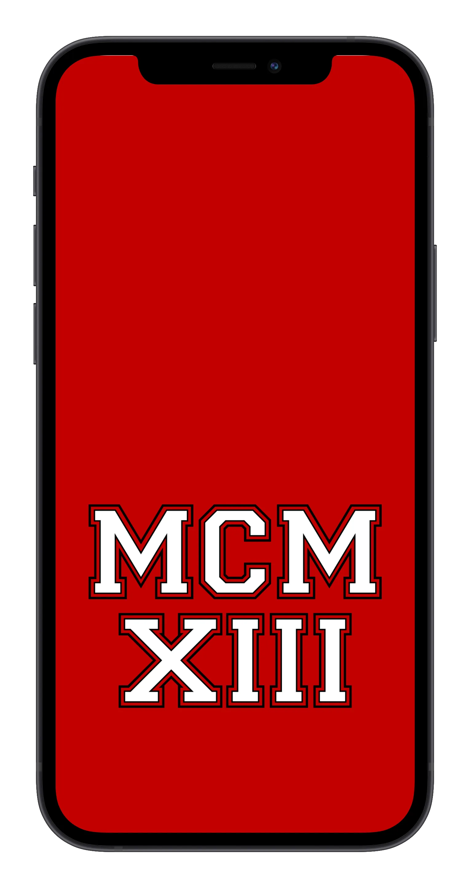MCMXIII Phone Wallpaper (Choose Color)