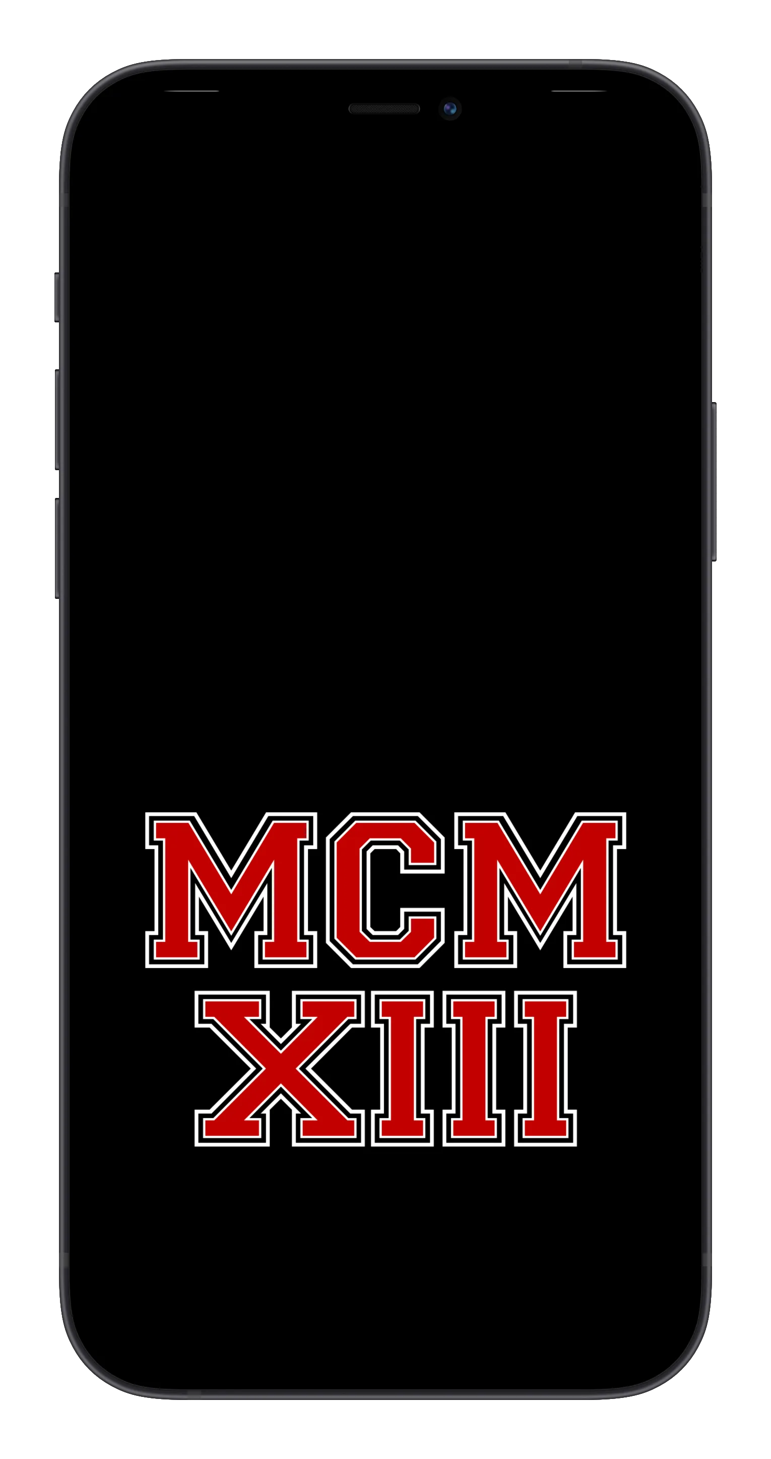 MCMXIII Phone Wallpaper (Choose Color)