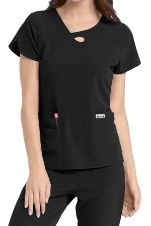Med Couture Scrub Top 4-Ever Flex Clearance Sale
