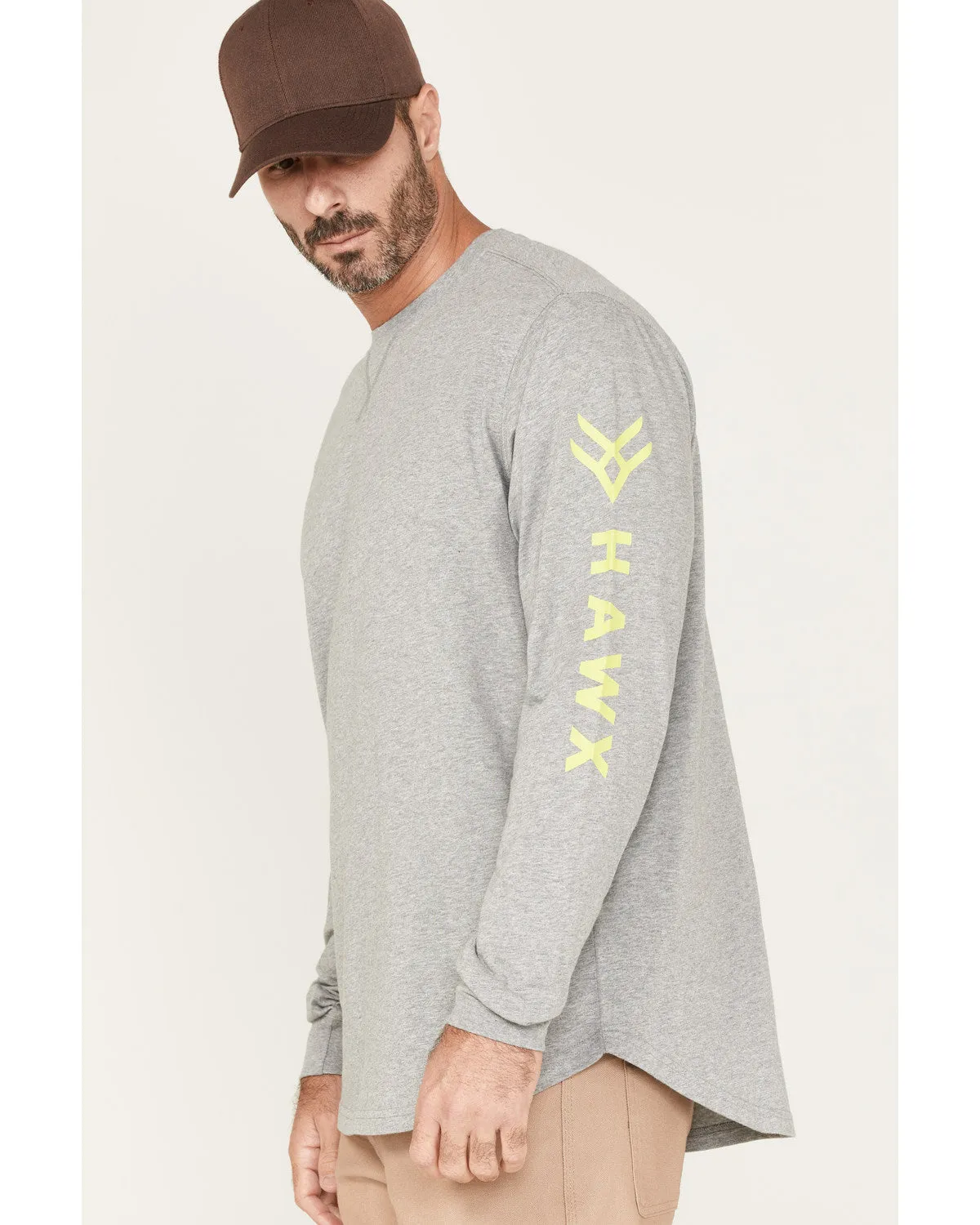 Men's Solid Logo Graphic Work T-Shirt