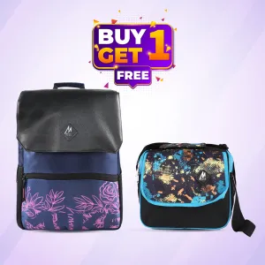 Mike Pathfinder Bag office collage unisex backpack & Lunch bag combo offer  Water resistant Backpack  (Black, 23L)