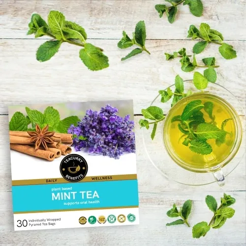 Mint Leaves Tea - Helps in Digestion, Bad Breath, PMS