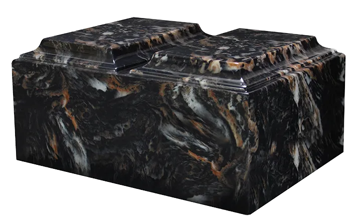 Mission Black Companion Tuscany Cultured Marble Urn