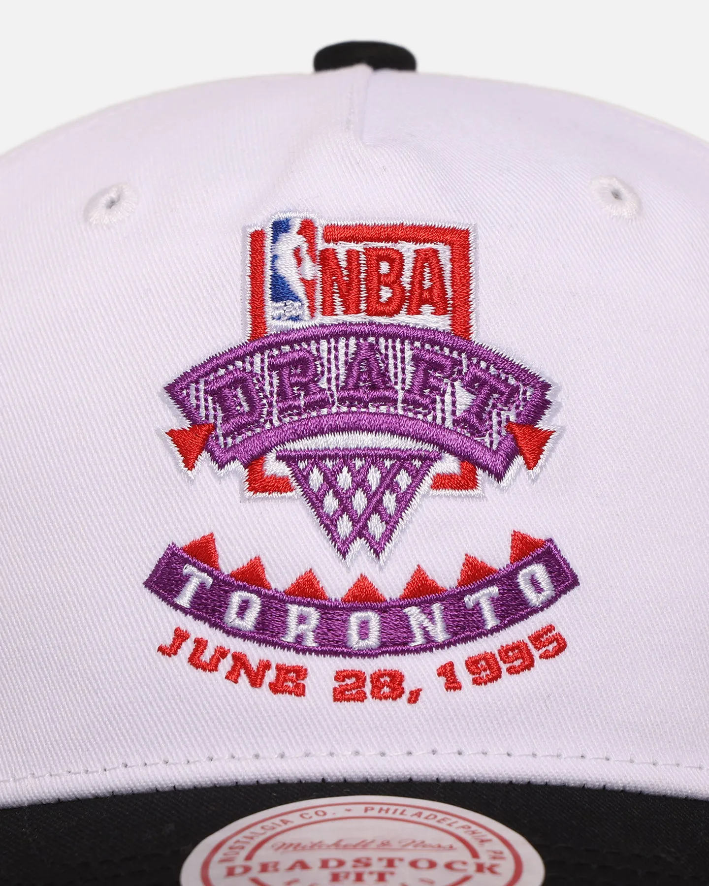Mitchell & Ness Toronto Raptors 1995 Draft 'Origins' Deadstock Snapback White