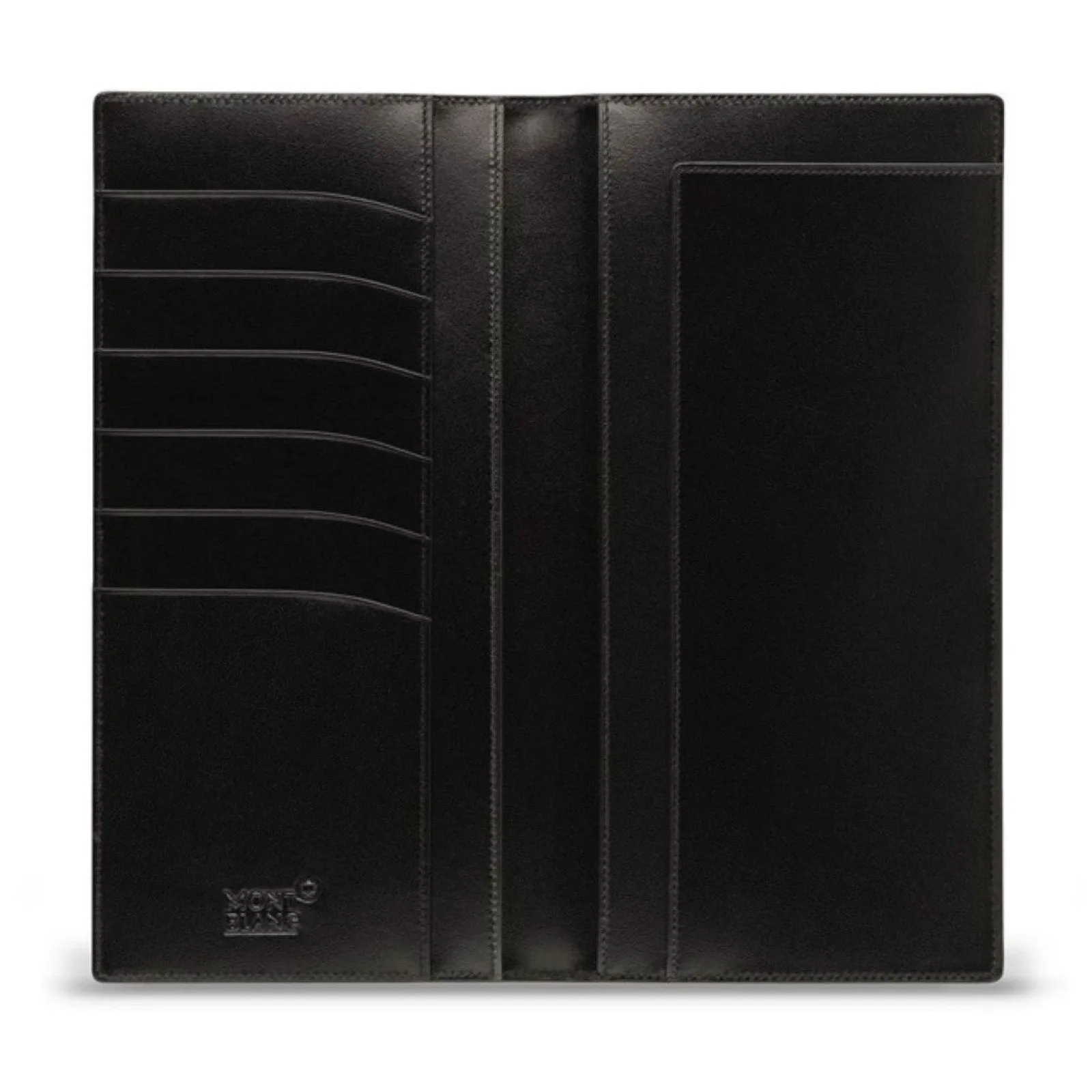 Montblanc vertical portfolio 6 mesherstück black compartments 35790