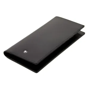 Montblanc vertical portfolio 6 mesherstück black compartments 35790
