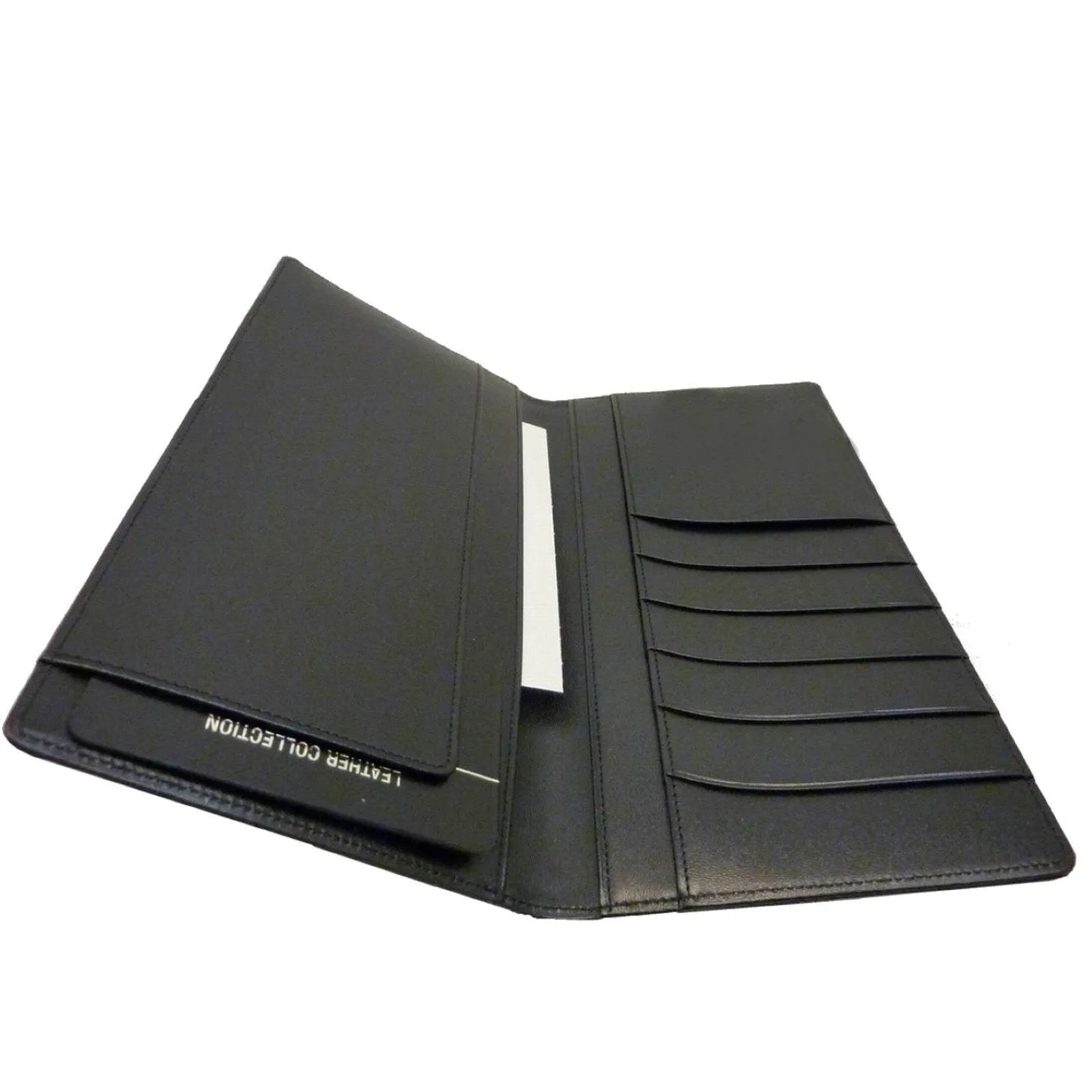 Montblanc vertical portfolio 6 mesherstück black compartments 35790