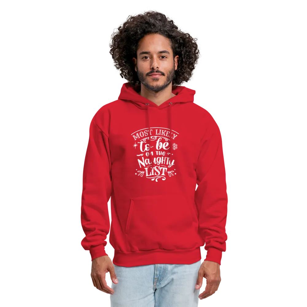 Most Likely to be on the Naughty List Men's Hoodie (CK-0001)